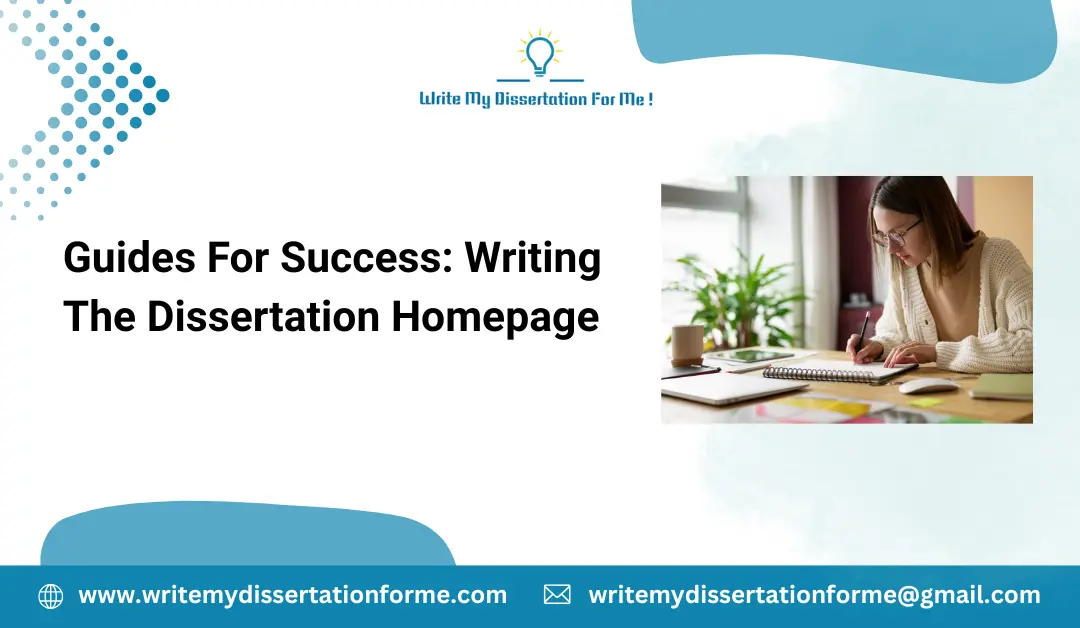 Guides For Success: Writing The Dissertation Homepage
